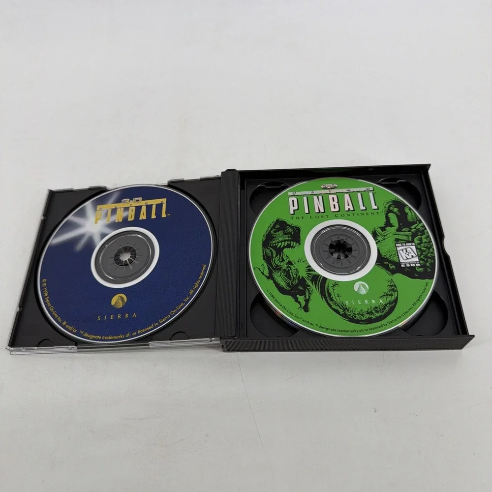 3D Ultra Pinball Collectors Edition PC CD Rom Sierra Creep Night Lost Continent